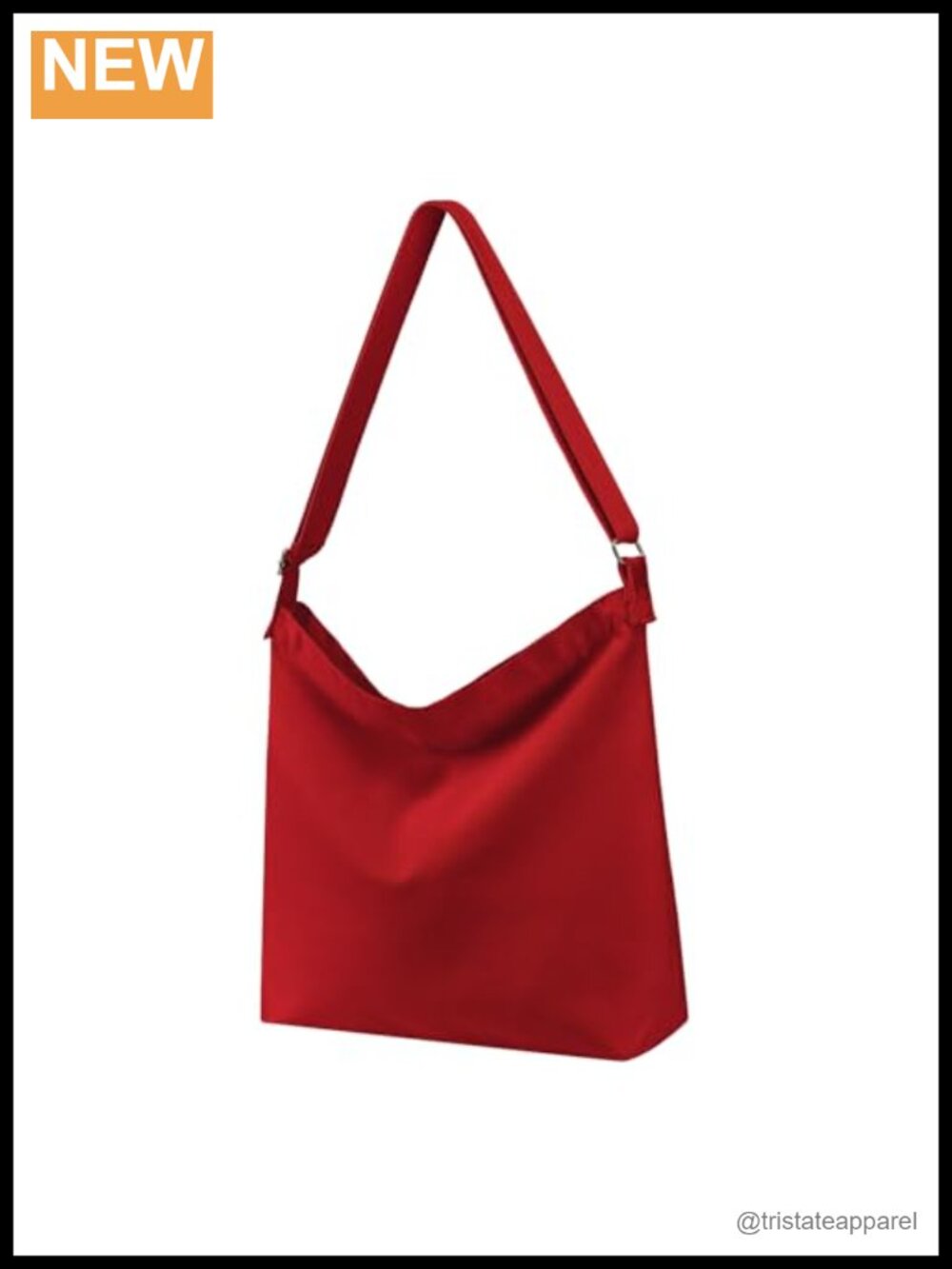 Canvas Crossbody Tote Bag Large Capacity Shoulder Hobo Casual DIY Gift